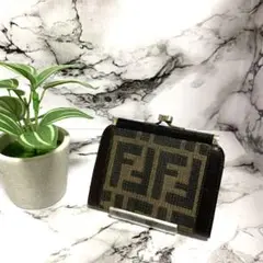 FENDI ズッカ がま口 財布 3366