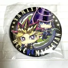 遊戯王 ちみキャラ 缶バッジ 闇遊戯 ブラックマジシャン ホログラム