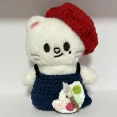 skzoo 10cm ジニレット ぬい服 帽子 ベレー帽 エプロン パレット