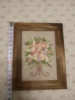 刺繍 花束　ハンドメイド