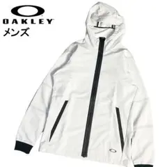 OAKLEY オークリー ジップパーカー ホワイト M ゴルフ