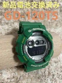 【美品】カシオ G-SHOCK GD-120TS グリーン 楽天市場】CASIO カシオ G-SHOCK Gショック ジーショック GD