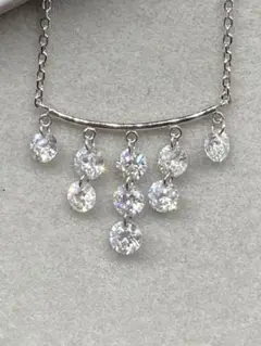ダイヤモンド プラチナ ネックレス 47cm 1.12ct