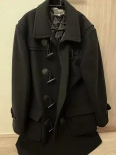 KANKO 黒 ダッフルコート LLサイズ