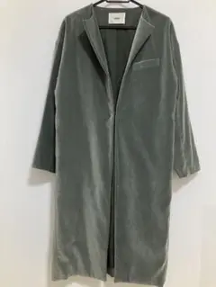 ファーファー ベロアロングコート