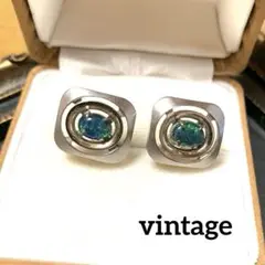 ヴィンテージ　オパール？カフス