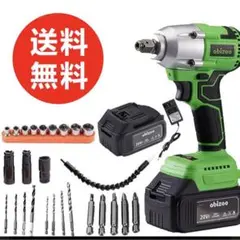 インパクトレンチ 充電式 20V 電動レンチ コードレス ブラシレスモーター☆