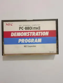 NEC PC-8801 mkII デモプログラム カセット