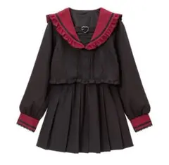 セットアップ風ハートベルトセーラーワンピ dearmylove 夢展望