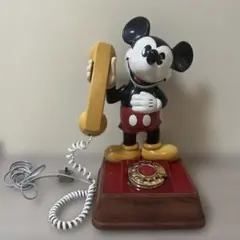 ミッキーマウス　ダイヤル式電話機　神田通信工業　高さ約30cm Yahoo!オークション - 激レア・ミッキーマウスの電話機 1台 神田