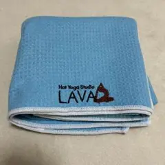 LAVA ヨガマット 水色 ワッフル生地