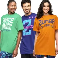 最新作 正規品 ZUMBA ズンバ 男女兼用 フリーサイズ Tシャツ
