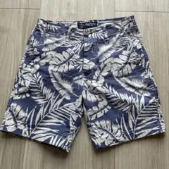 AMERICAN EAGLE 葉柄プリント ショートパンツ