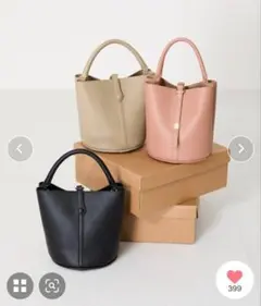 新品✨オリエンタルトラフィック 2wayバケツ型ショルダーバッグ ピンク