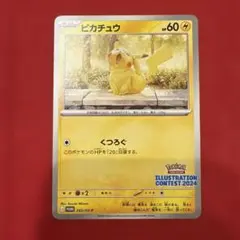 【非売品・ワンオーナー】ピカチュウ：イラストレーションコンテスト2024 プロモ