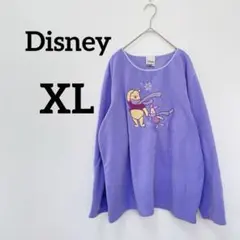 Disney ディズニーストア 【XL】プーさん ピグレットトレーナー 紫