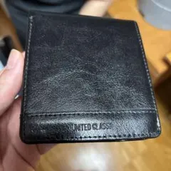 UNITED CLASSIC 二つ折り財布 黒 レザー