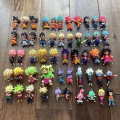 ドラゴンボール　キーホルダー　ガチャガチャ　フィギュア　ストラップ　52個