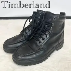 美品❗️Timberland レースアップ　ブーツ　ブラック　レザー　ワークブーツ