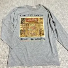 レア★Captain Santa キャプテンサンタ ロンT グレー