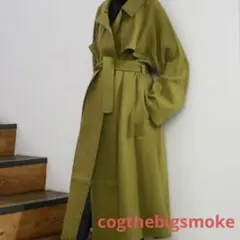 COGTHEBIGSMOKEコグザビッグスモーク ウールトレンチコート