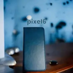 Googlepixel6 手帳型ケース ブルー 紺色
