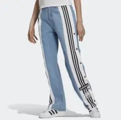 adidas アディダス ADIBREAK アディブレイク デニムパンツ 青 L