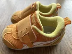 アシックス　シューズ スクスク　オレンジ/イエロー　14センチ
