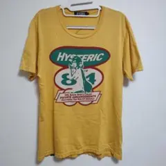 ◆希少◆【HYSTERIC GLAMOUR】イエロー 半袖 Tシャツ メンズ M