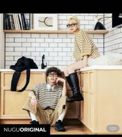luijoie ボーダーTシャツ　nugu