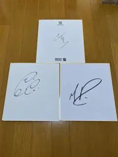 テニス　サイン色紙　セット