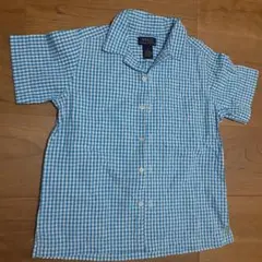 Ralph Lauren 水色チェックシャツ