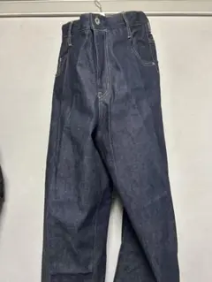 neon sign Wide denim slacks no.343