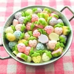 【40】70個 デコパーツ ミニチュア いちご ミニサイズ まとめ売り