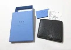 新品 SMYTHSON スマイソン レザー 二つ折り財布 財布 黒