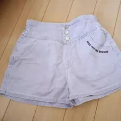 薄紫 ハーフパンツ 150cm