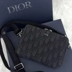 美品✨DIOR ディオール オブリーク トロッター ジップポーチ バッグ