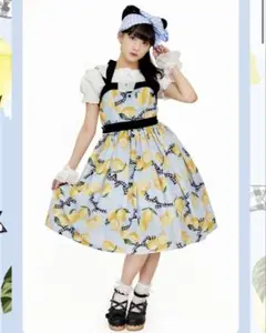 Girly LemonワンピースJSK⭐︎axes femme kawaii Girly Lemon