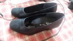 Mode Tokimi ブラック パンプス EEEサイズ