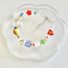 ビーズ ブレスレット ハンドメイド