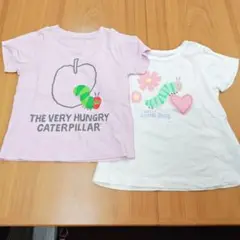 はらぺこあおむし　Tシャツセット95（2枚）