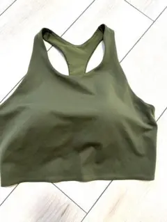 【新品】UNIQLO オリーブ クロスバック ヨガウェア L