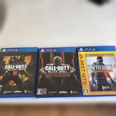 PS4 ゲームソフト 3本セット バトルフィールド コールオブデューティー