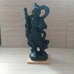 仁王像阿形　全長１９㎝　未使用品　箱付