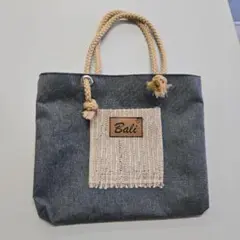 Bali デニム風トートバッグ【新品未使用】