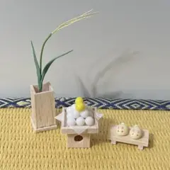 ハンドメイド ミニチュア お月見セット No,6