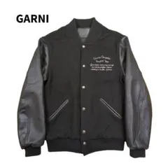 GARNI レザー スタジャン シルバー 925 ウール 牛革 ブラック L m25949925075_1.jpg?1737861879
