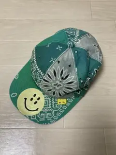 キャピタル　バンダナ　キャップ　スマイル　グリーン系