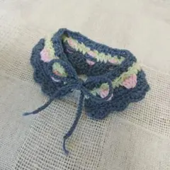 (241) つけ襟　付け襟　ぬいぐるみ　ハンドメイド　いちご　苺