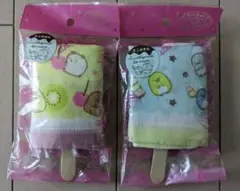 すみっコぐらし　ミニタオル　２枚セット　アイス　可愛い　ハンカチ　タオル